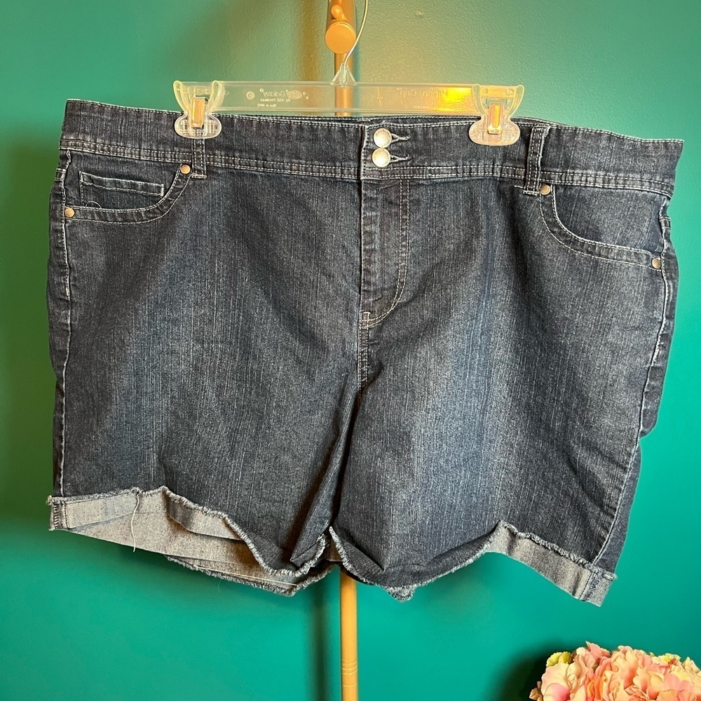 Daisy Fuentes Blue Jean Shorts Relaxed Fit